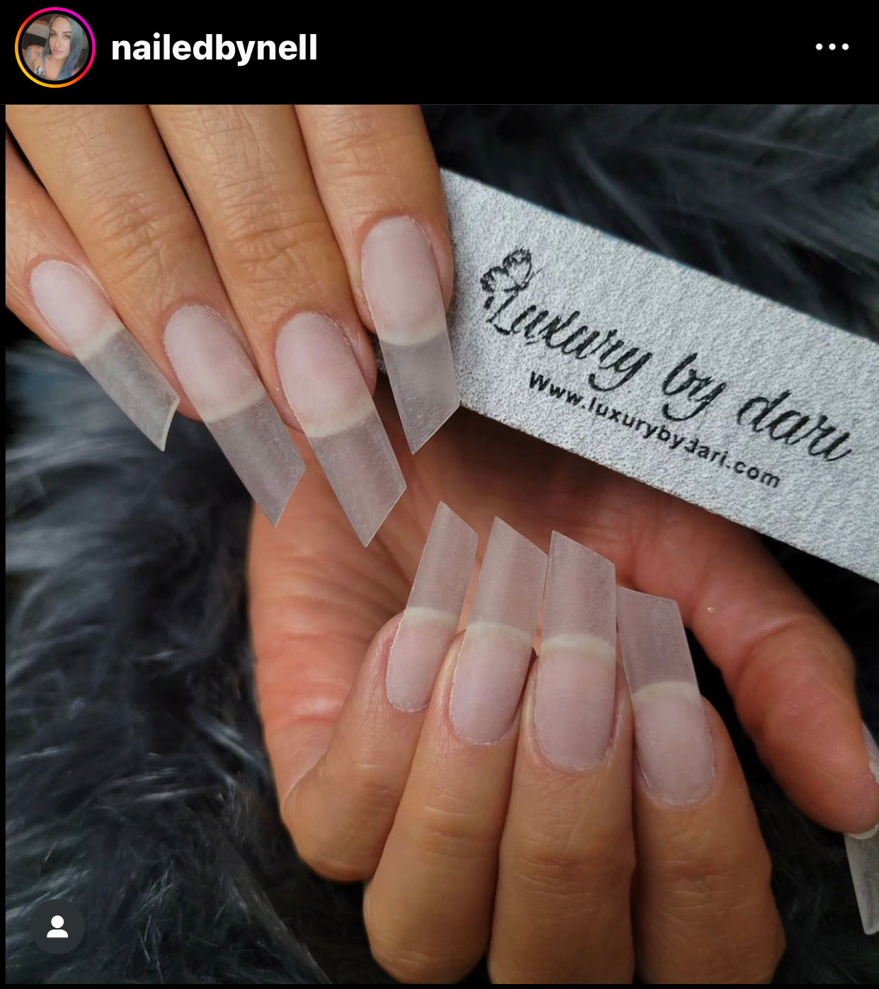 Square XXL nail tips (No c-curve)