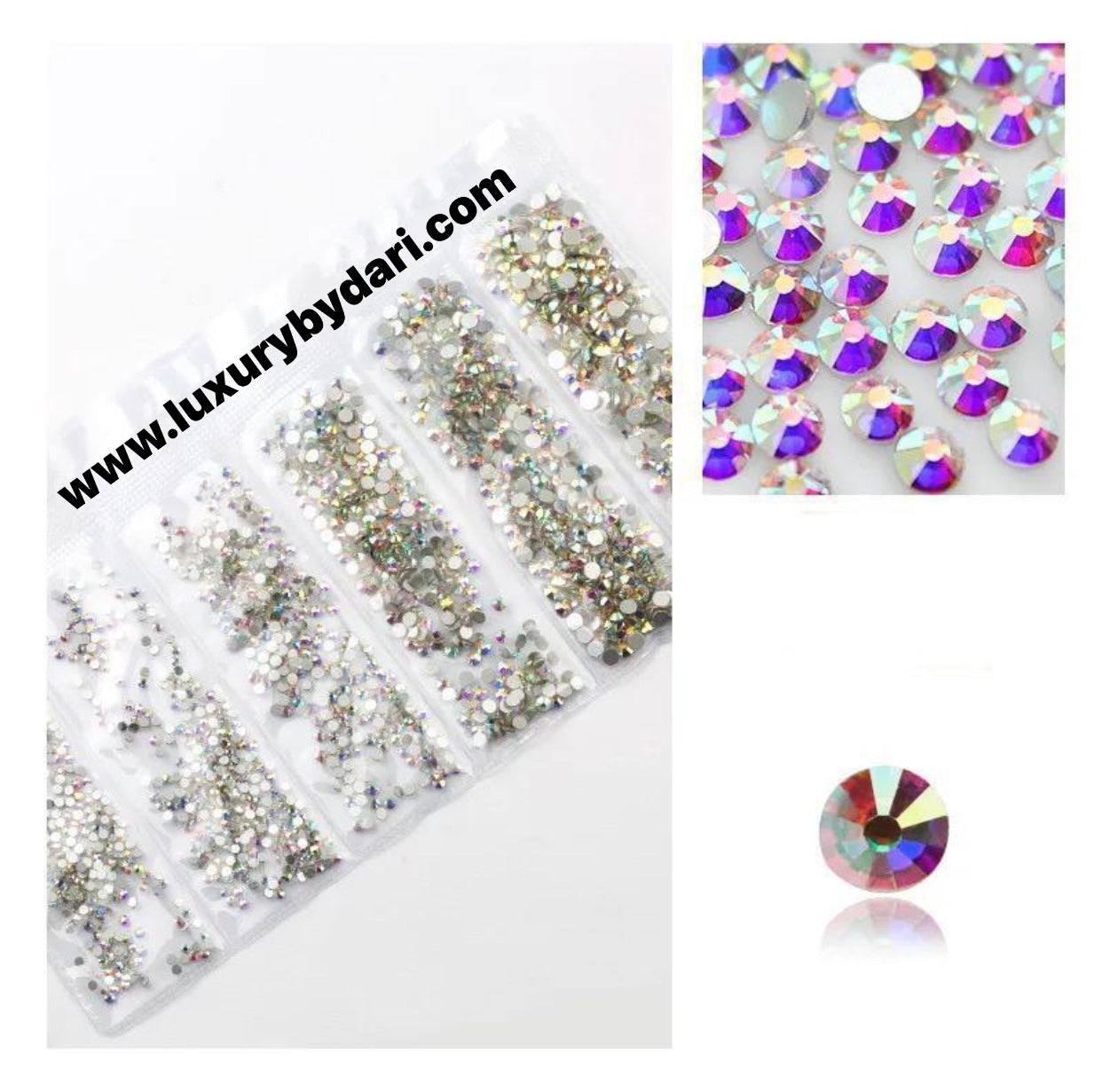 Rhinestones Mix- Pack Crystals AB