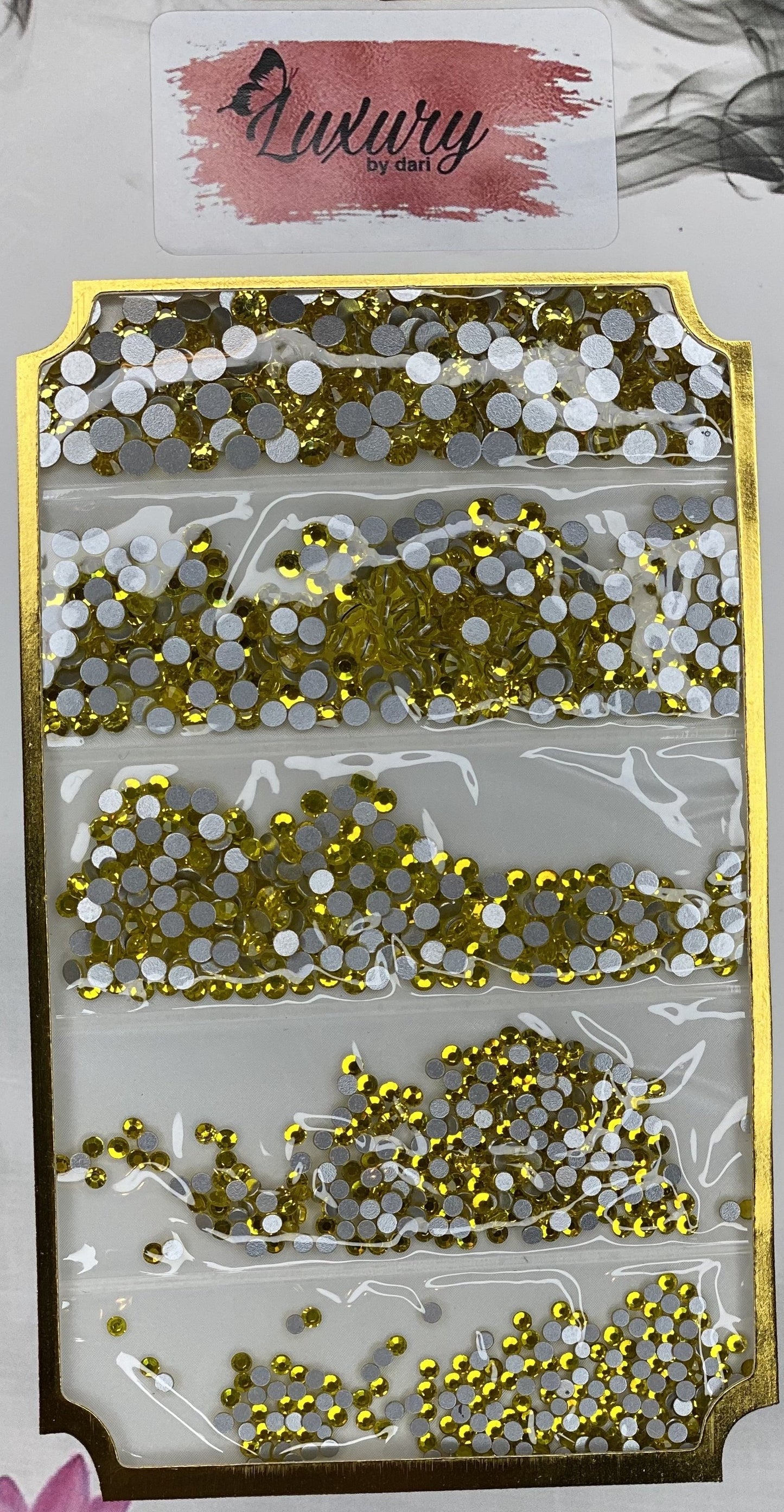 Rhinestones Mix- Yellow Pack