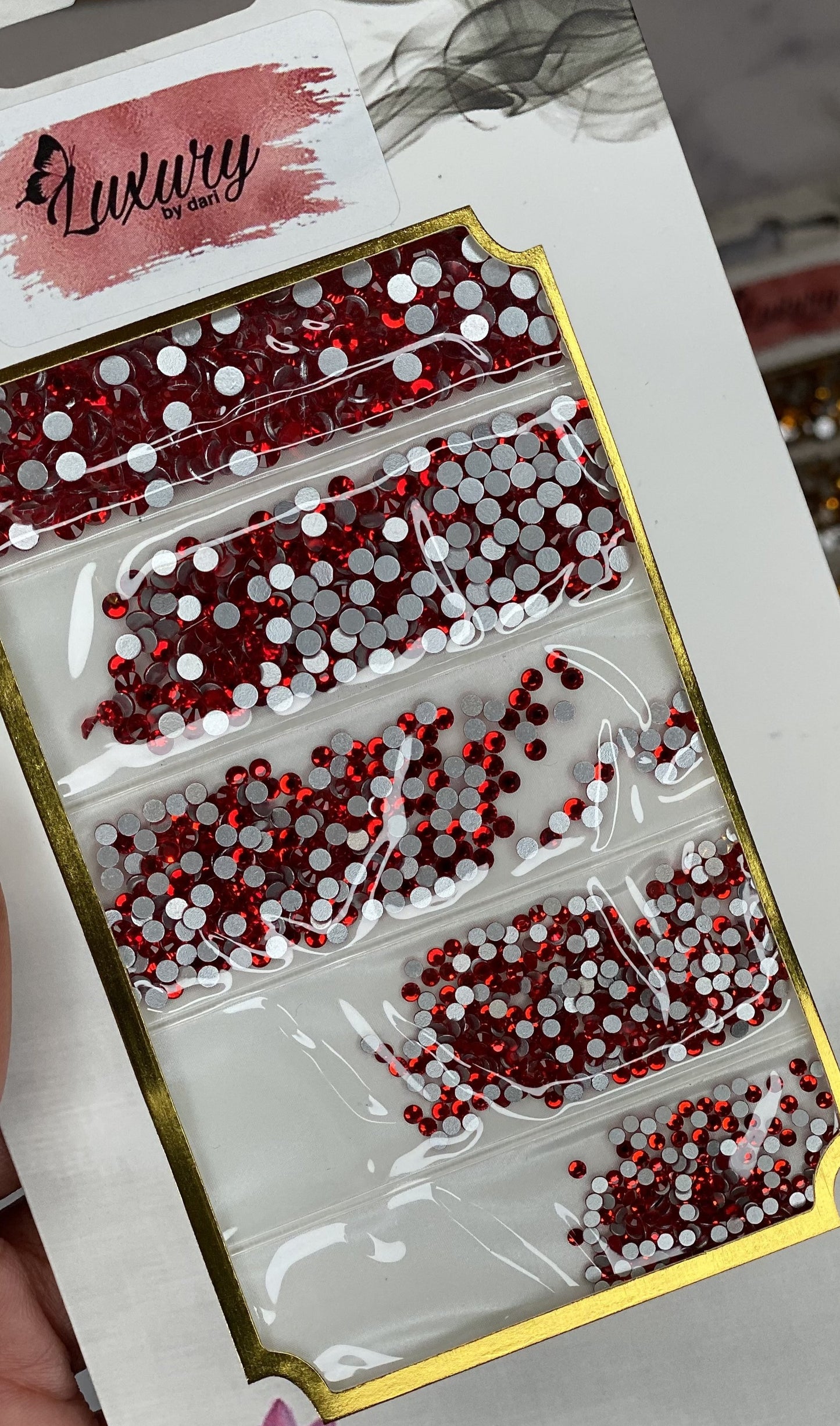Rhinestones Mix- Red Pack