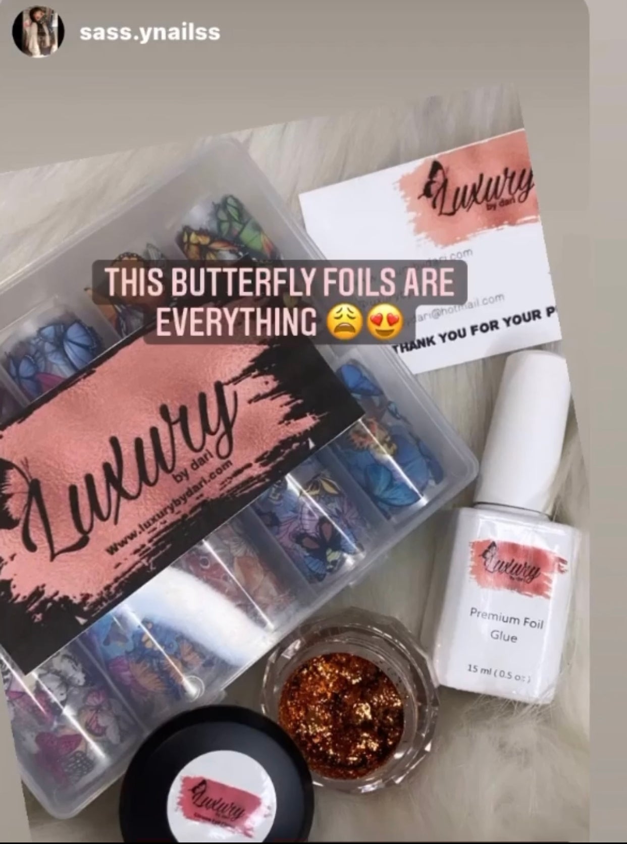 foil glue transfer for nails