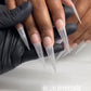 Clear stiletto XL nail tips
