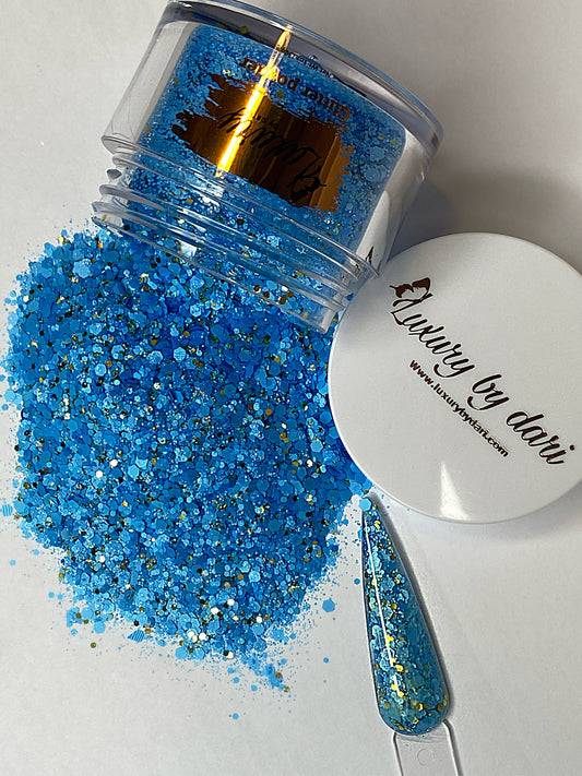 Glitter- Gold Azure