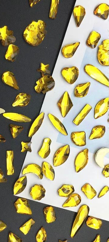 Rhinestones Mix- Yellow