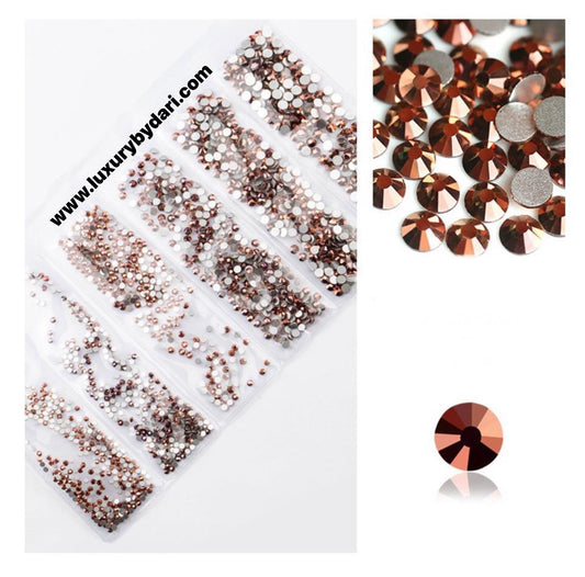 Rhinestones Mix- Rose Gold Pack