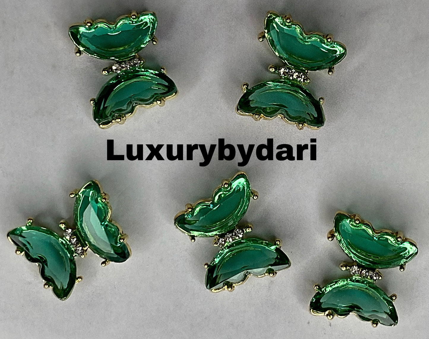 Butterfly Stones-Emerald