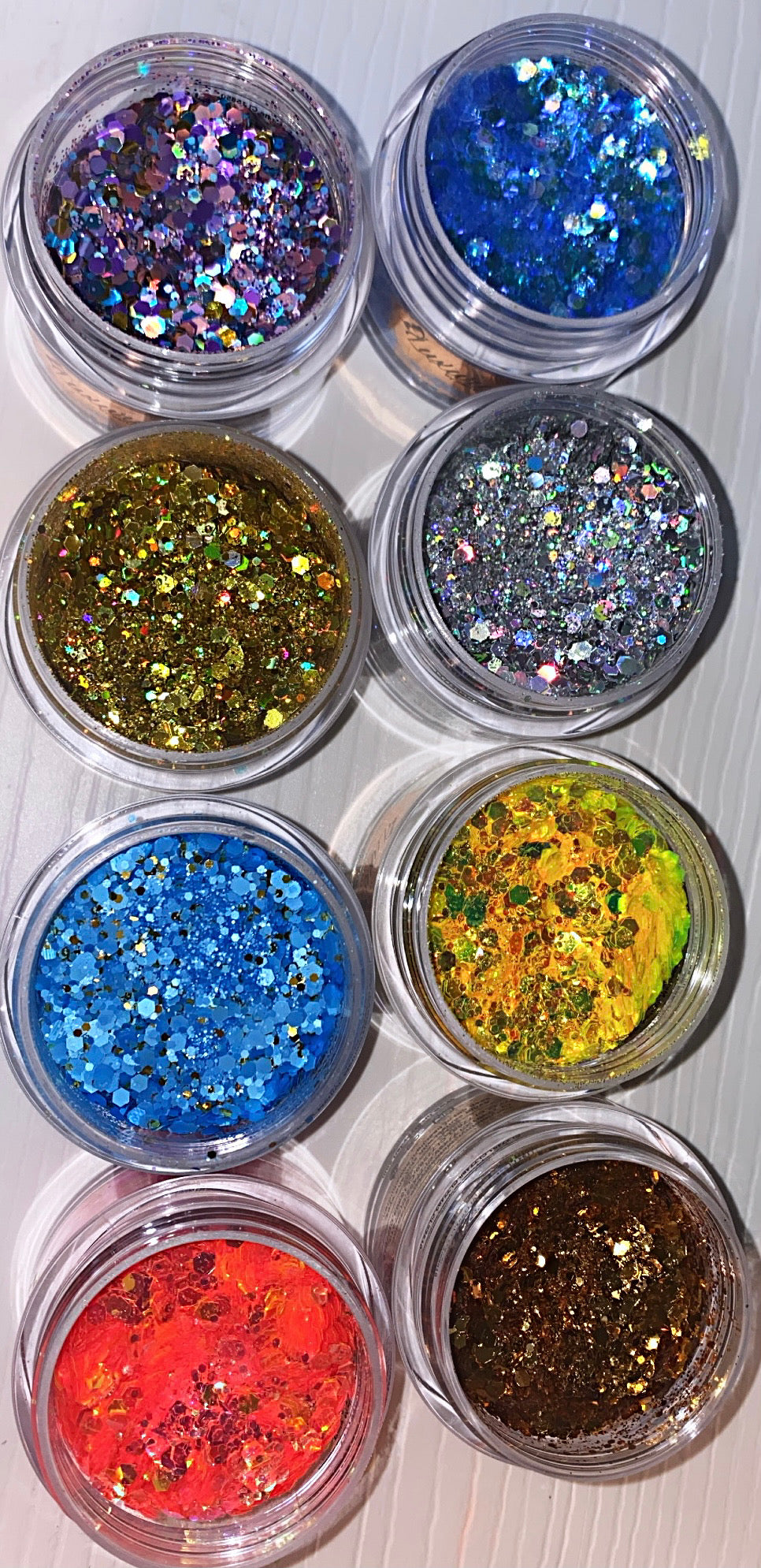 New Martha Stewart Fine Glitter Flocking Powder Set Of 12, 40-34Q46  Scrapbooking