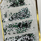 Rhinestones Mix- Emerald Green Pack