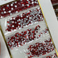 Rhinestones Mix- Red Pack