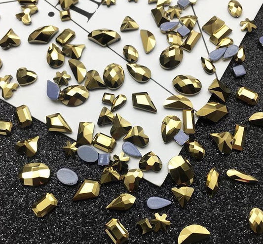Rhinestones Mix- Gold