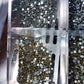 Rhinestone Box Black, Gold, & Red