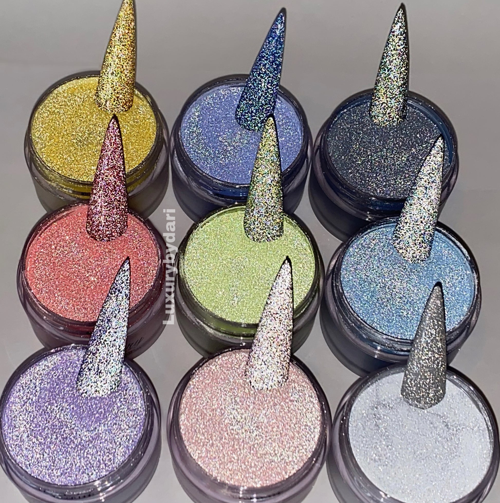 Reflective Acrylic Powder Collection