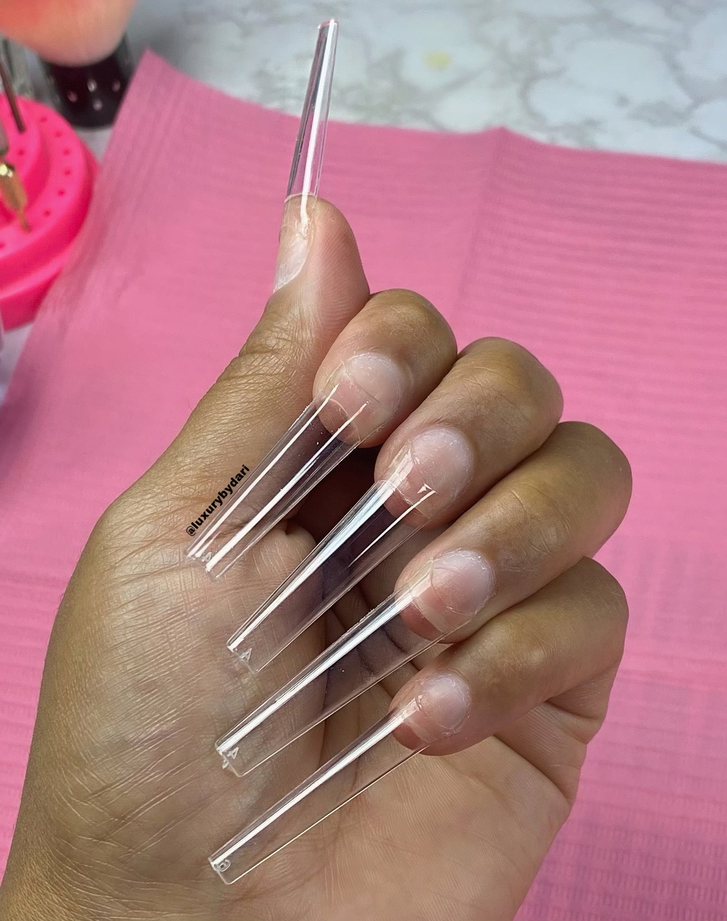 Acrylic nail tips