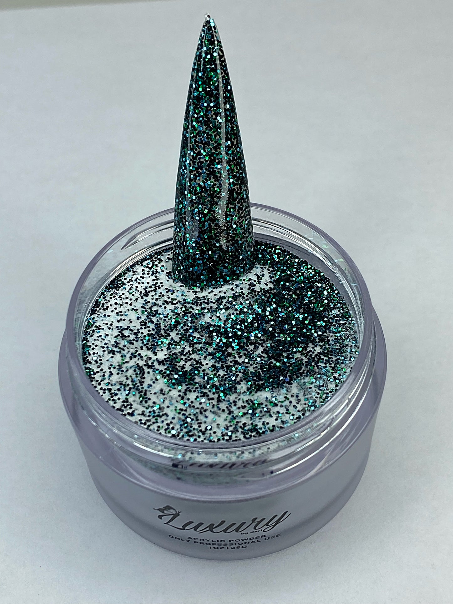 Acrylic Powder- Black Emerald