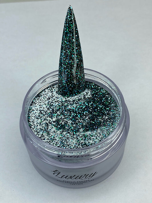Acrylic Powder- Black Emerald